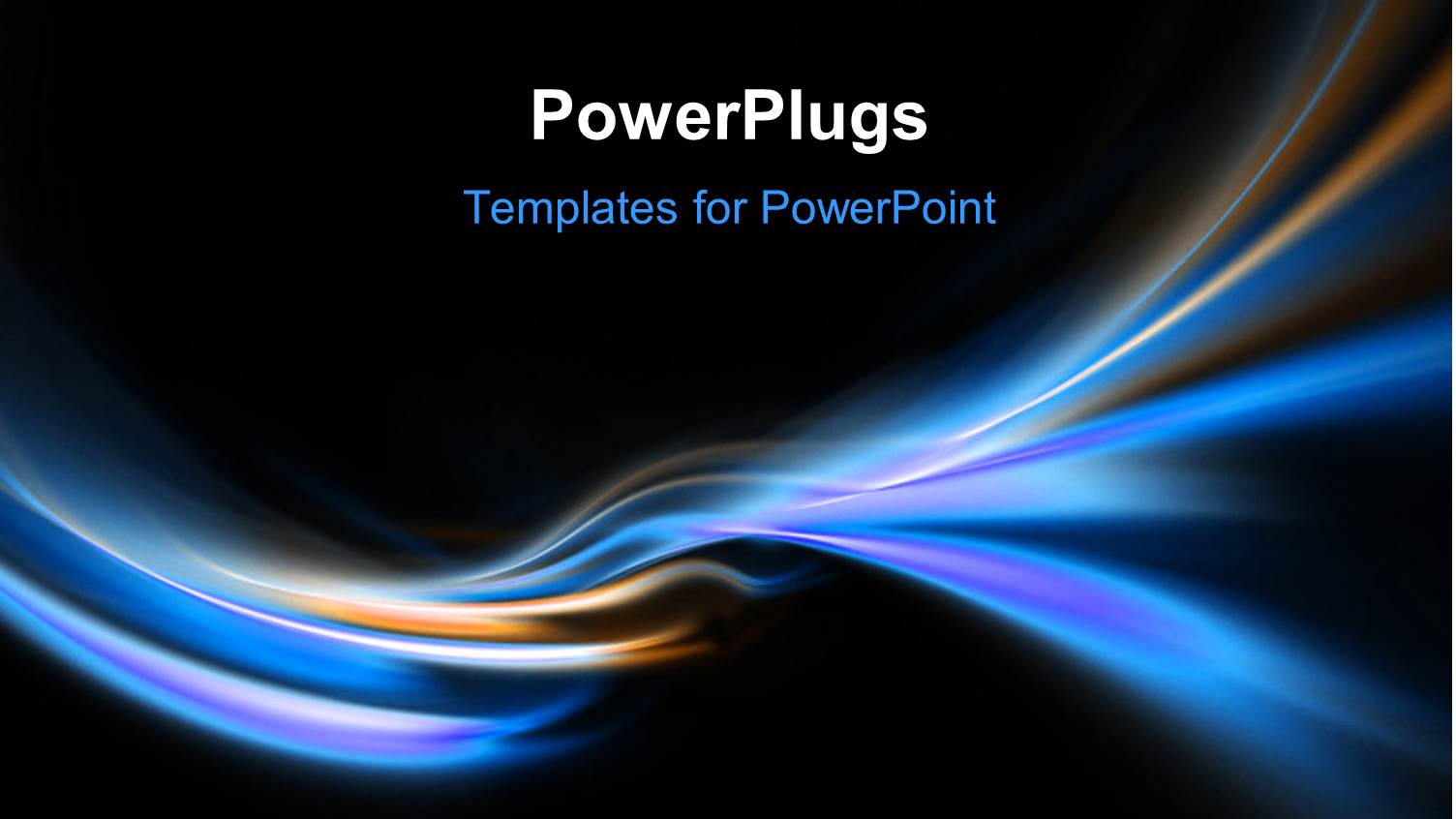 Three Bright Blue Glow Header Neon Swoosh Line Abstract Background