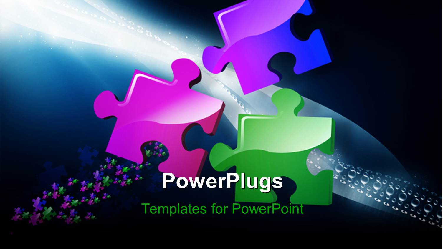 Three Color Puzzle Converging with Nice Wave of Puzzles