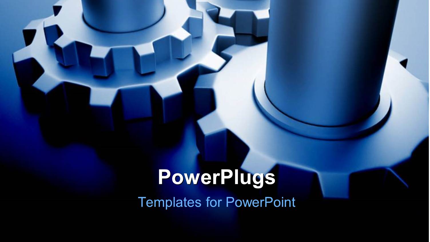 Three Gears on a Dark Background