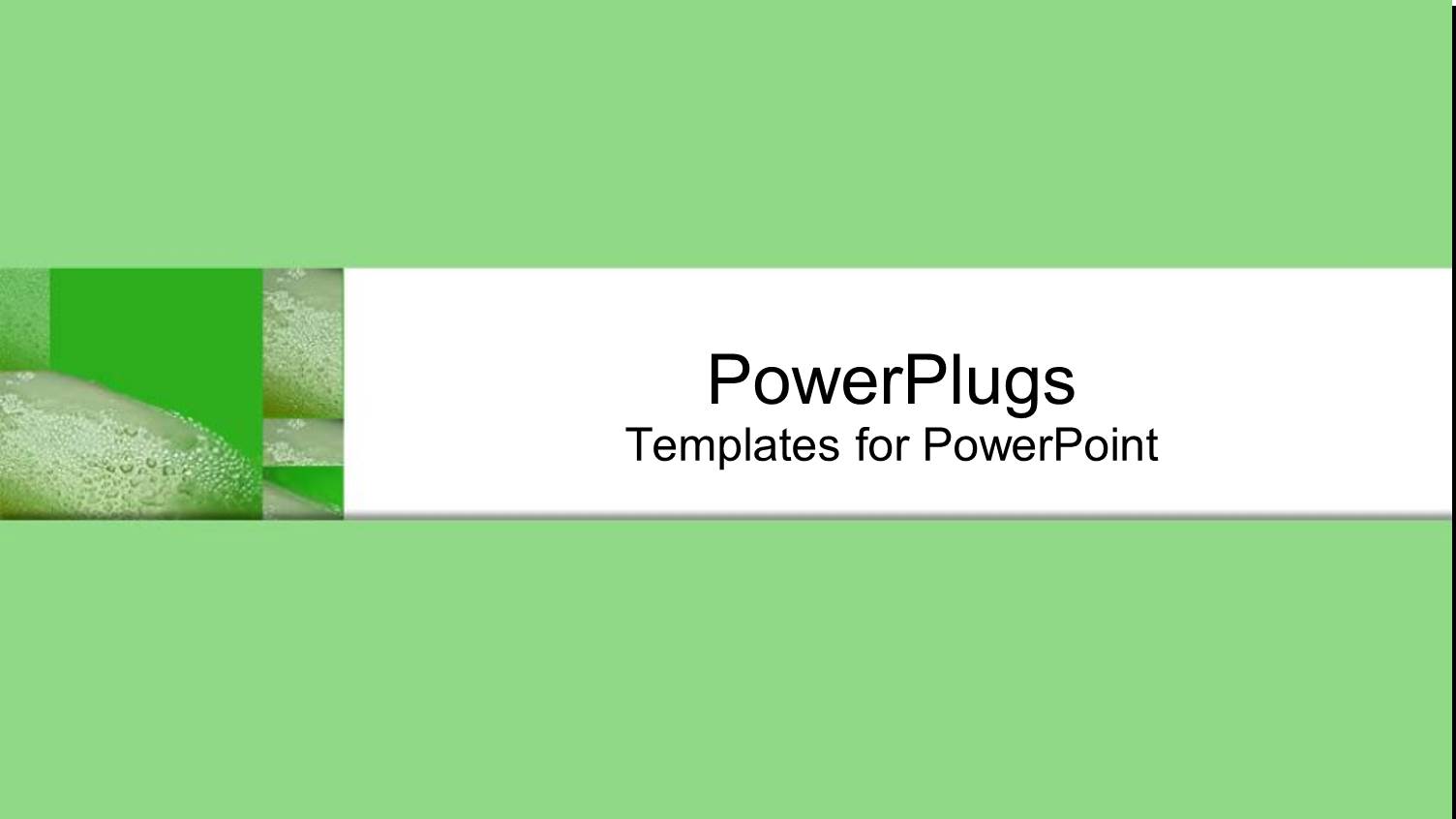 Three Green Soaps with Greenish Background