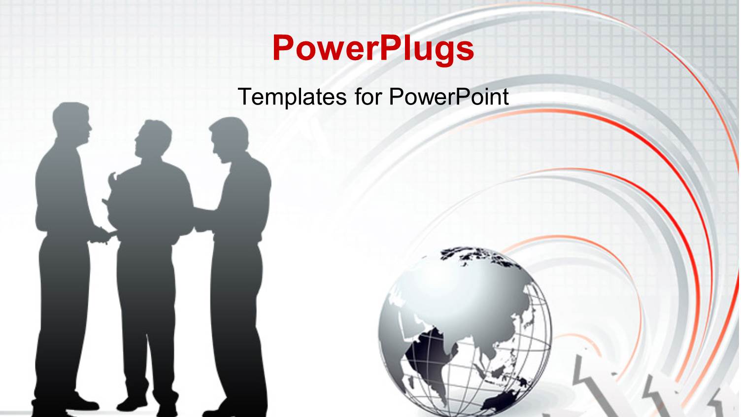 Three People Having a Discussion with an Earth Globe