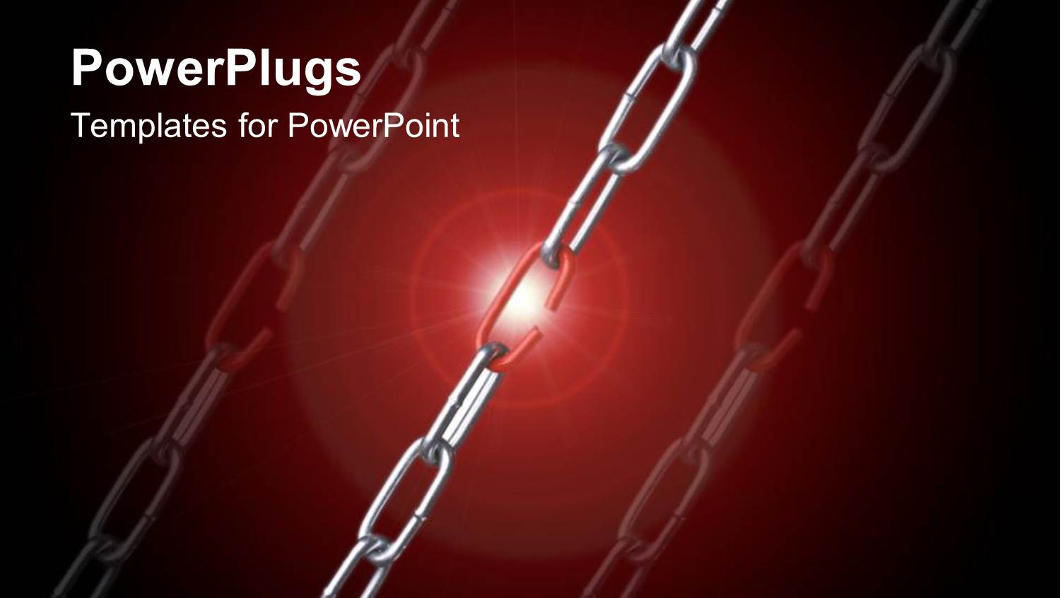 Three Silver Chains with a Weak almost Broken Middle