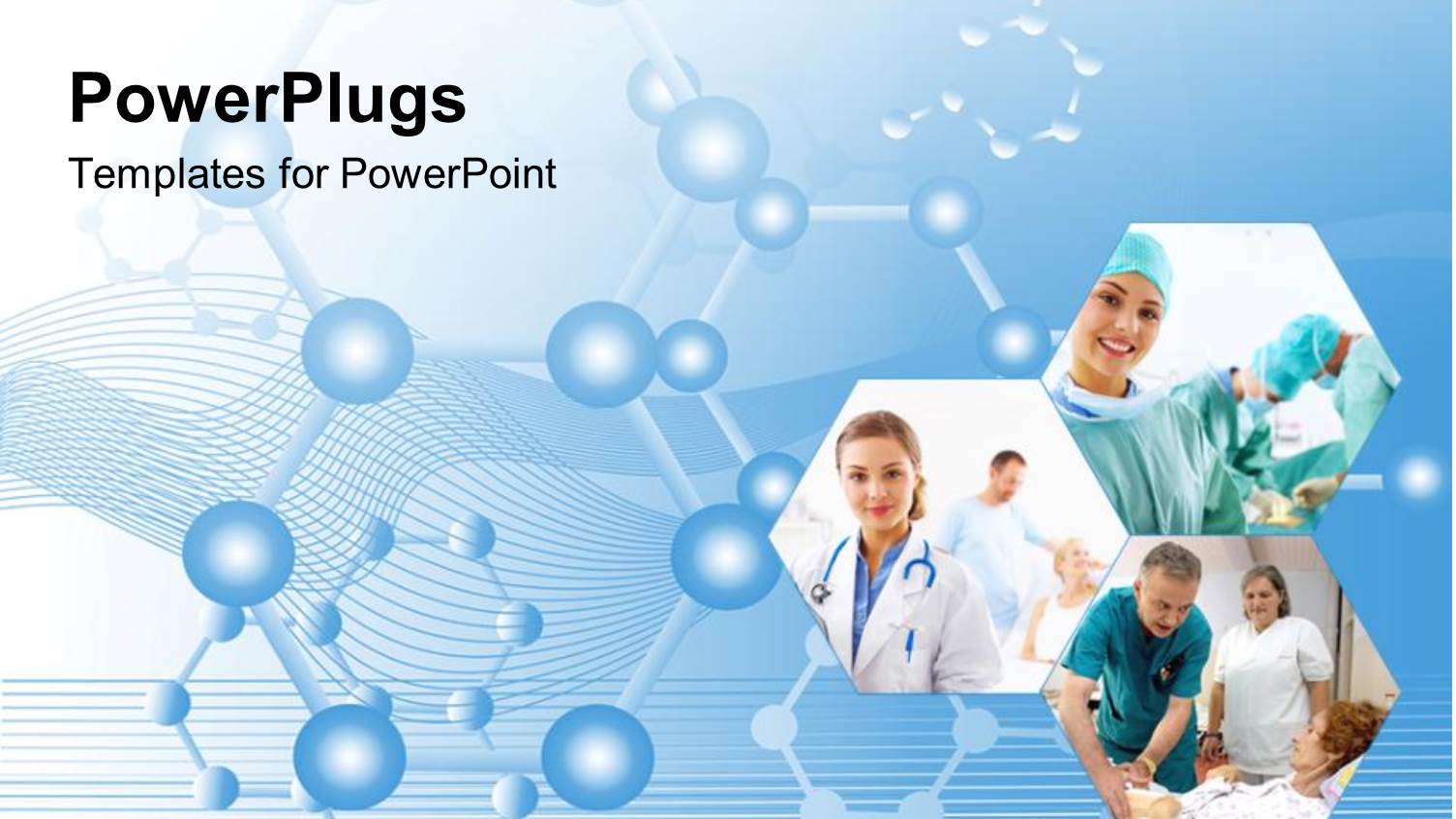 Three Tiles with People in Surgical Attires  Smiling