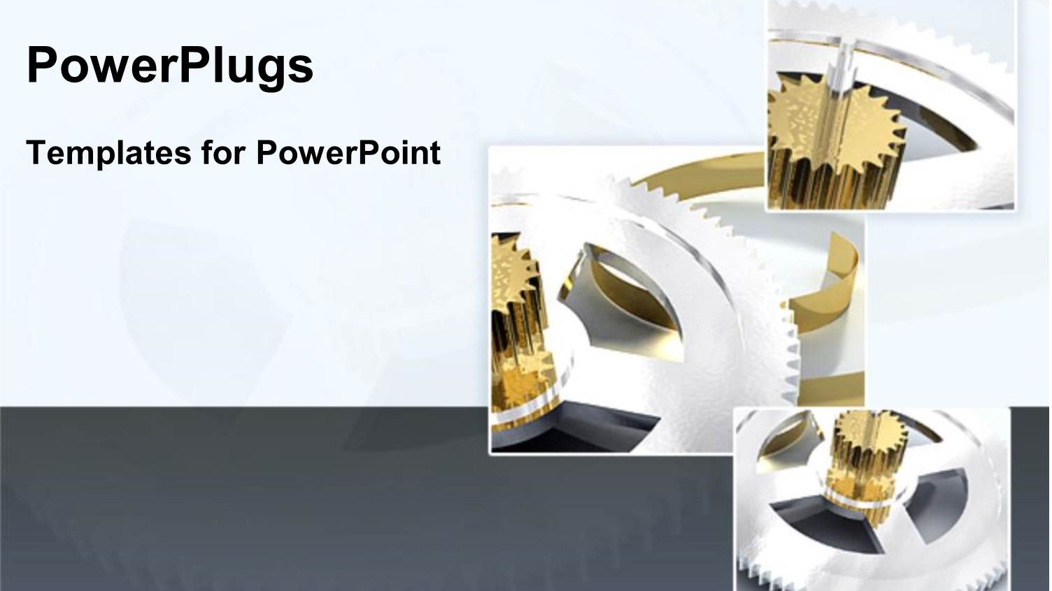 Three Tiles Showing Different Gears on a White and Grey Background