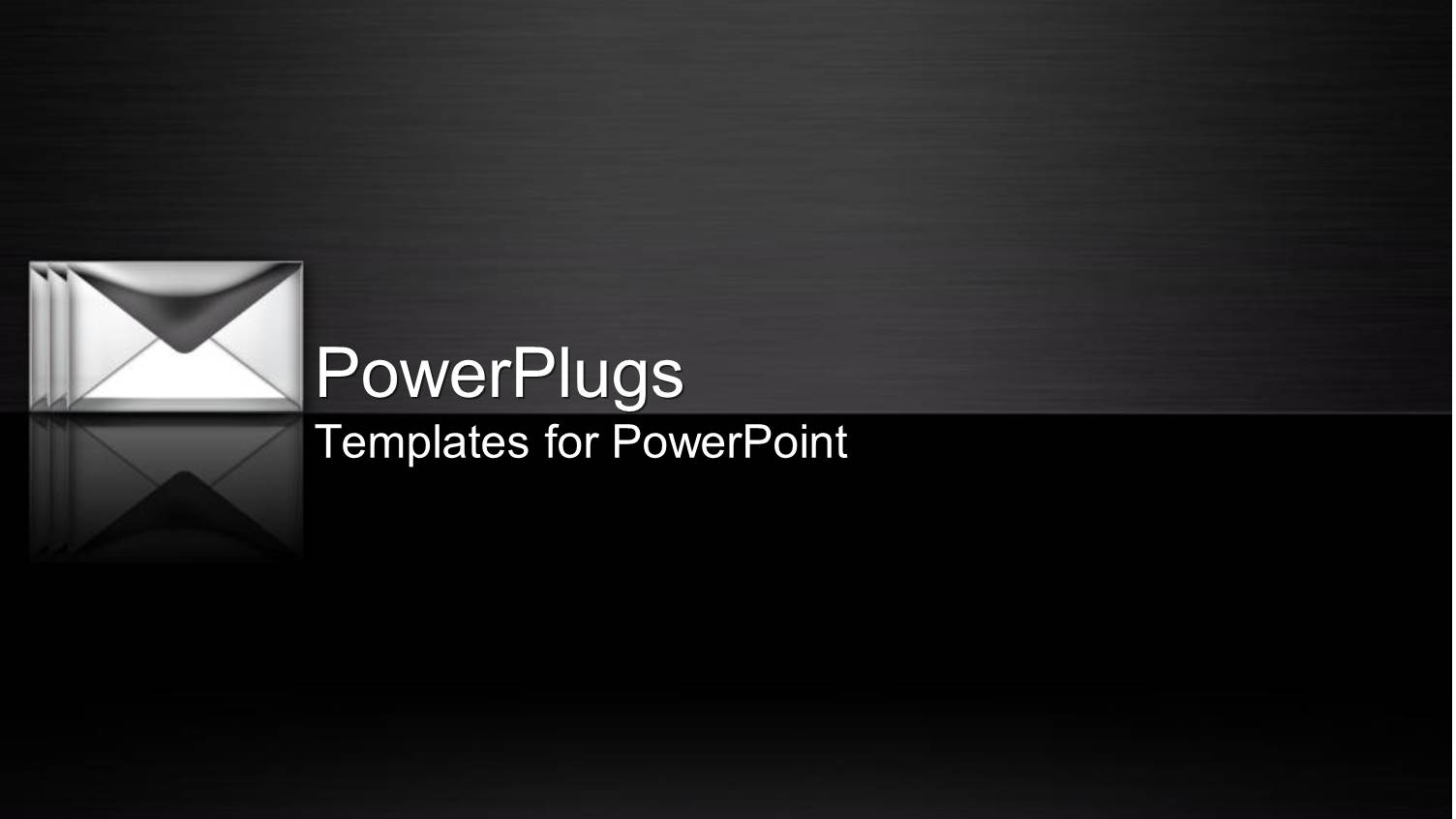 Three White Letters on an Ash and Black Colored Background