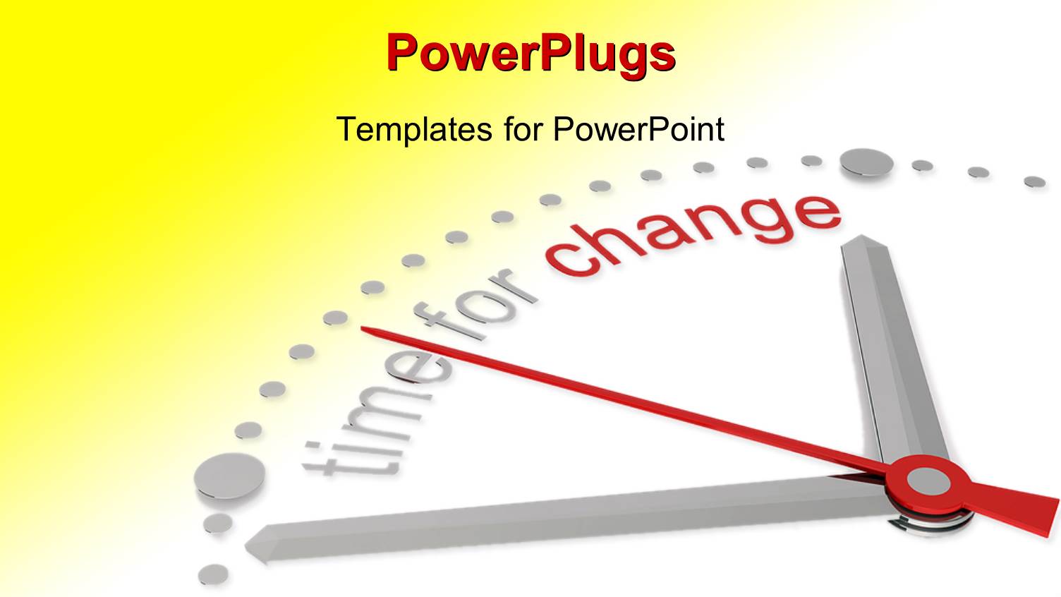 a Clock with a Yellowish Background