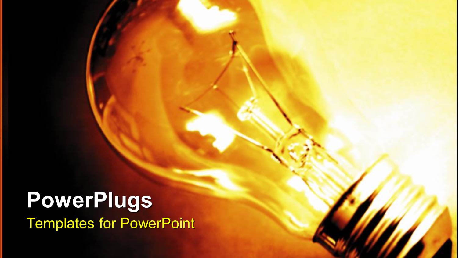 Traditional Lightbulb, Light Bulb, Glowing Yellow Lightbulb on Dark Background