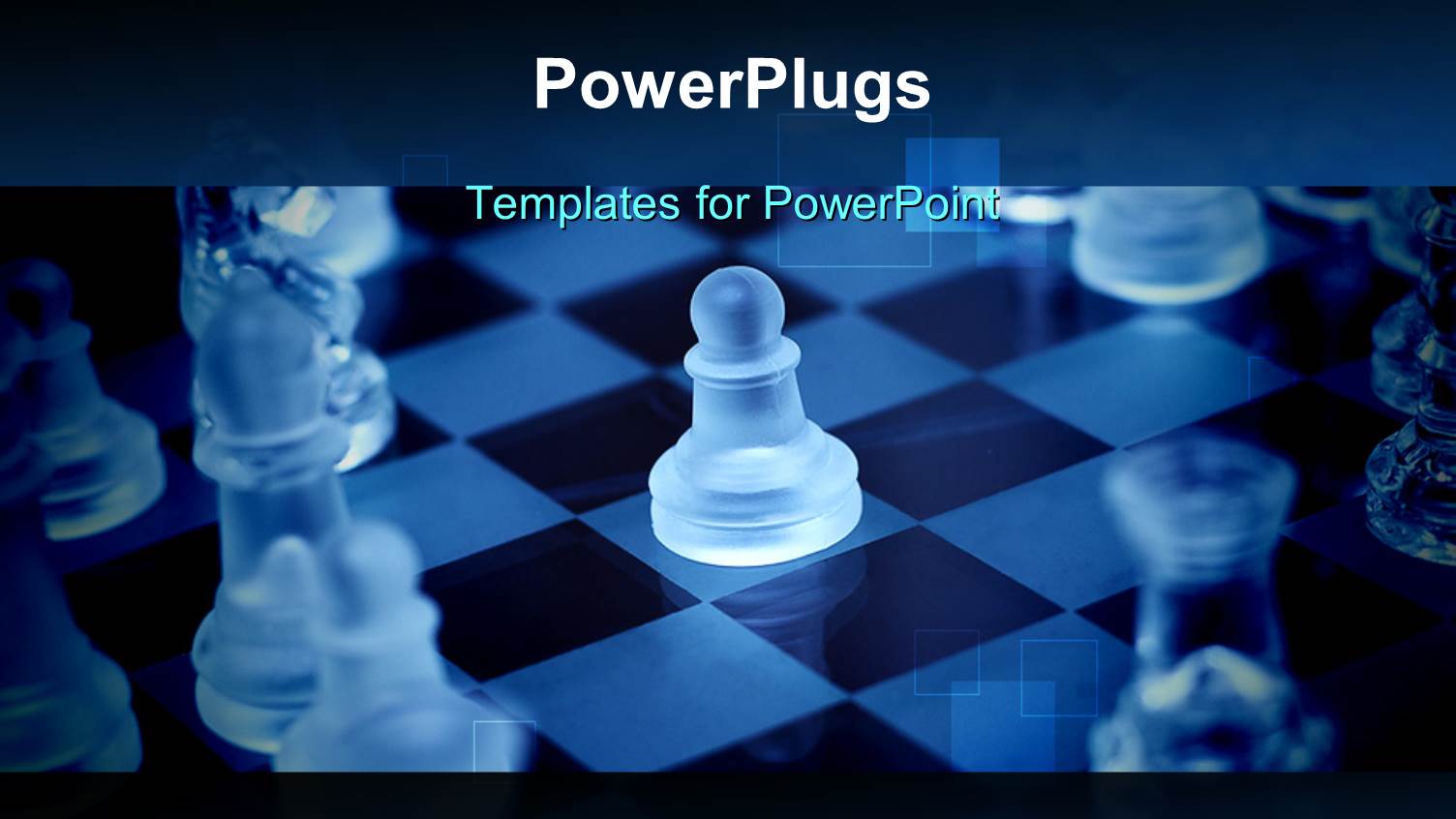 Close-up of Transparent Chess Piece on Chess Board