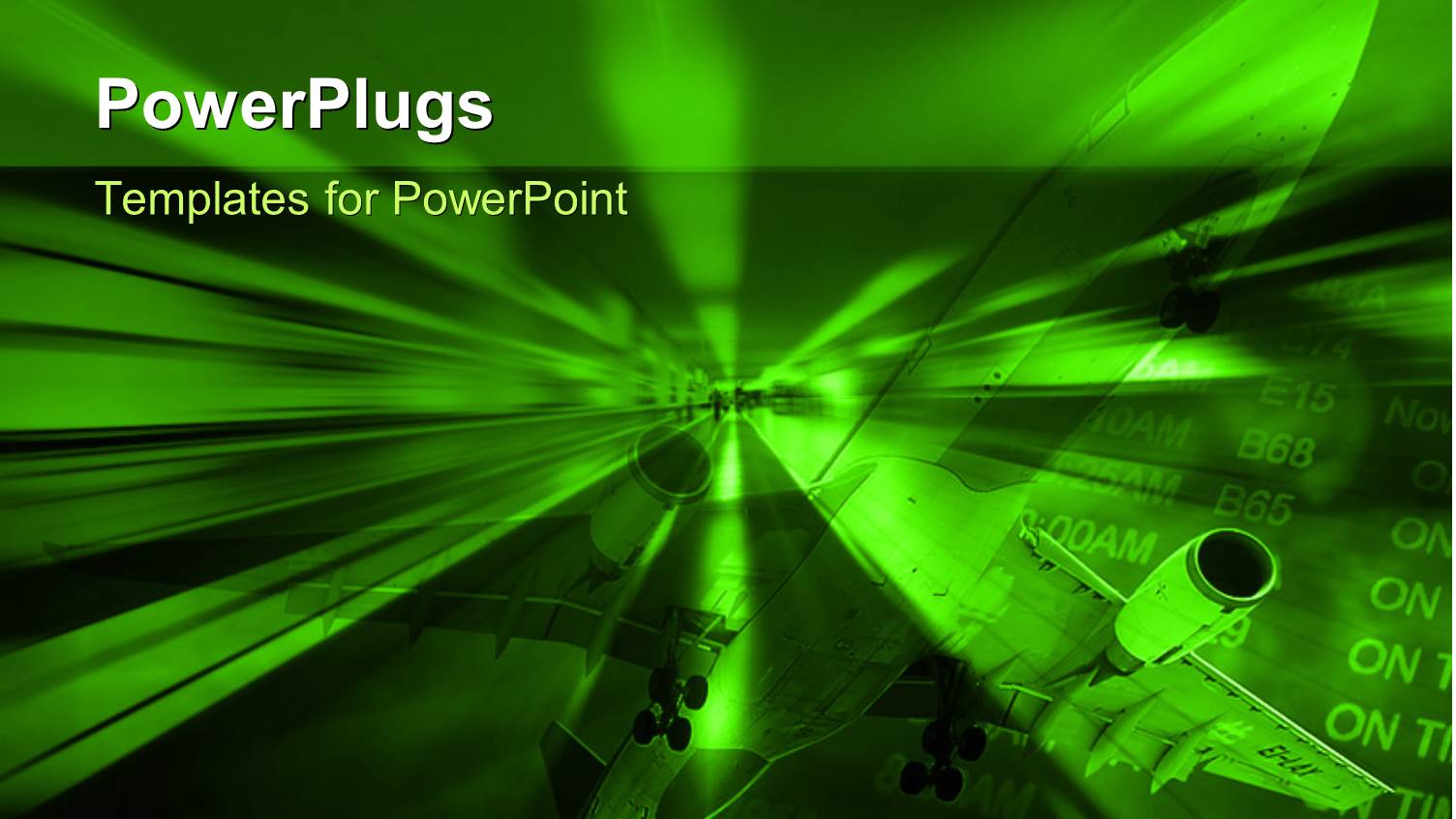 Travel Depiction with Airplane and Flight Arrival Board in Airport