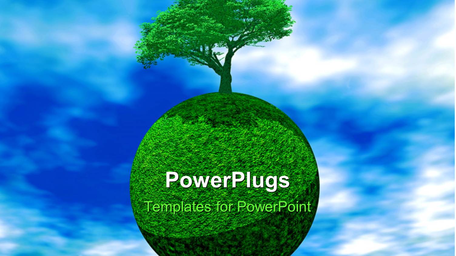 a Tree with its Reflection and Bluish Sky in the Background