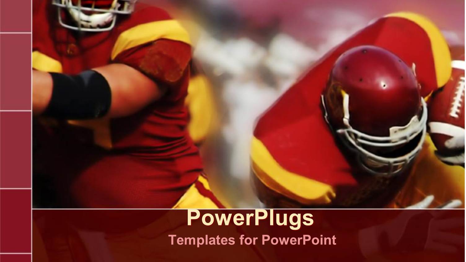 Two Adult Males in their Sport Outfits Playing Rugby