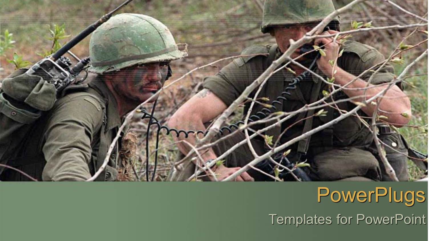 Two Army Men During the War