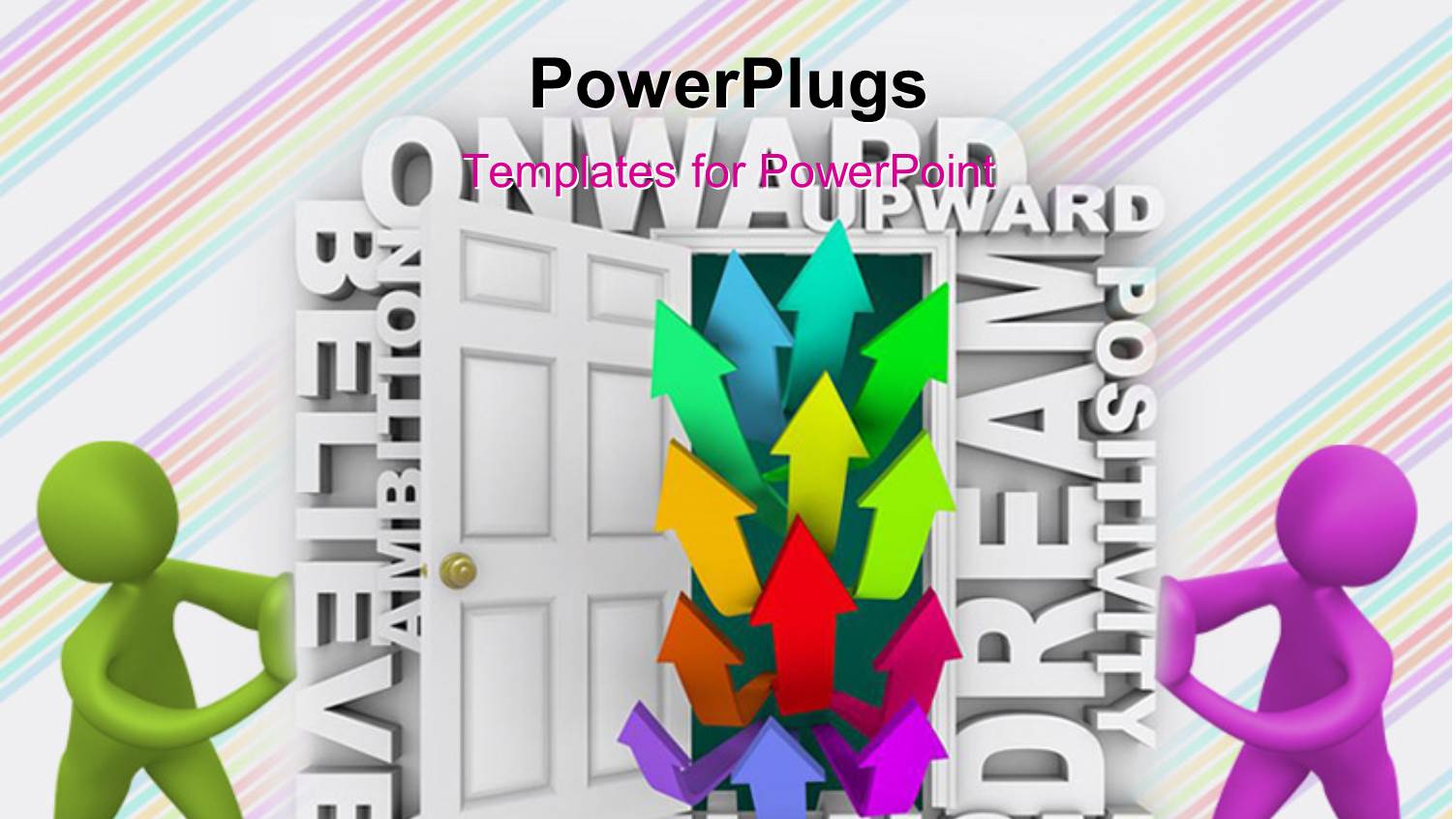 Two Colorful People with a Number of Arrows