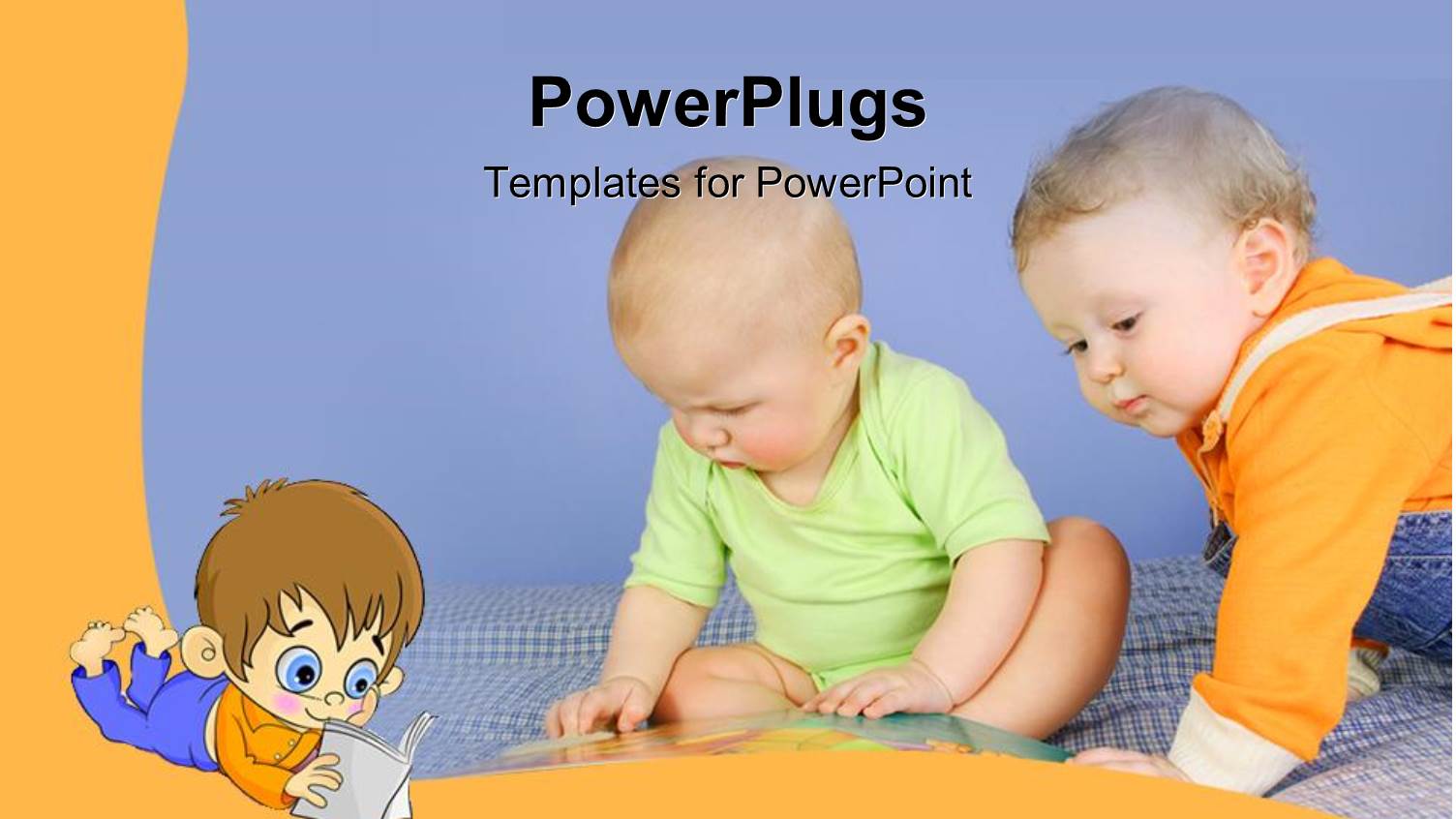 Two Cute Babies Crawling and Playing on the Floor