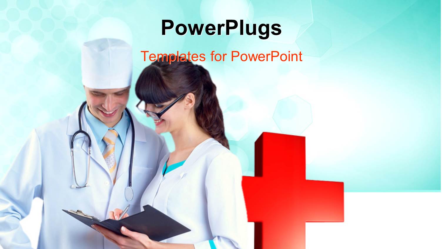 Two Doctors Looking at a Medical Report