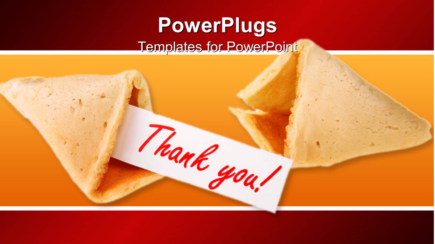 Two Fortune Cookies, One Empty Fortune Cookie and One Fortune Cookie with Thank you on White Paper