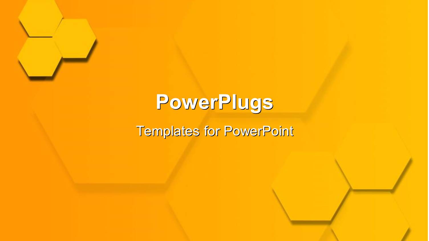 Two Groups of Three Yellow Hexagons