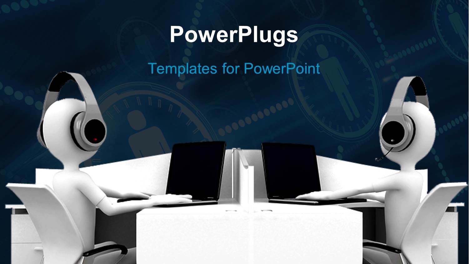 Two People Listening to Music with a Dark Background