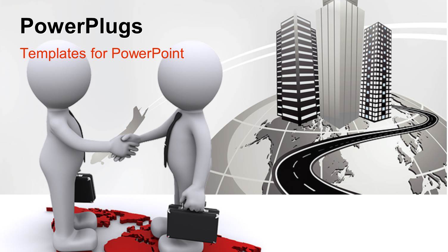 Two People with a Map and a Lot of Buildings in Background