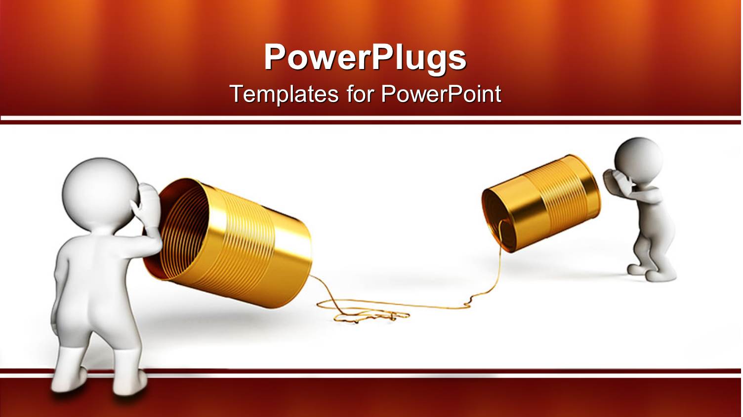 Two People Showing an Old School of Communication