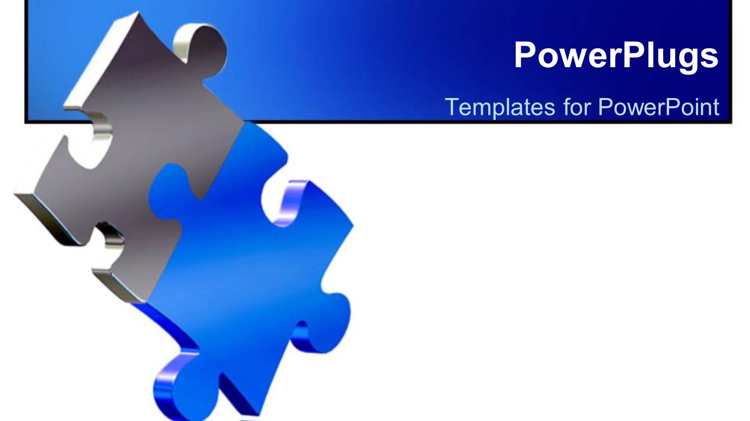 Two Pieces of Puzzle Come Together as a Solution Metaphor on a White Background