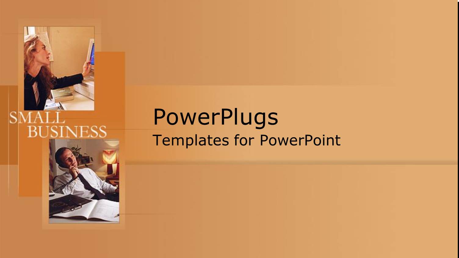 Two Professionals on Call with Skin Color Background