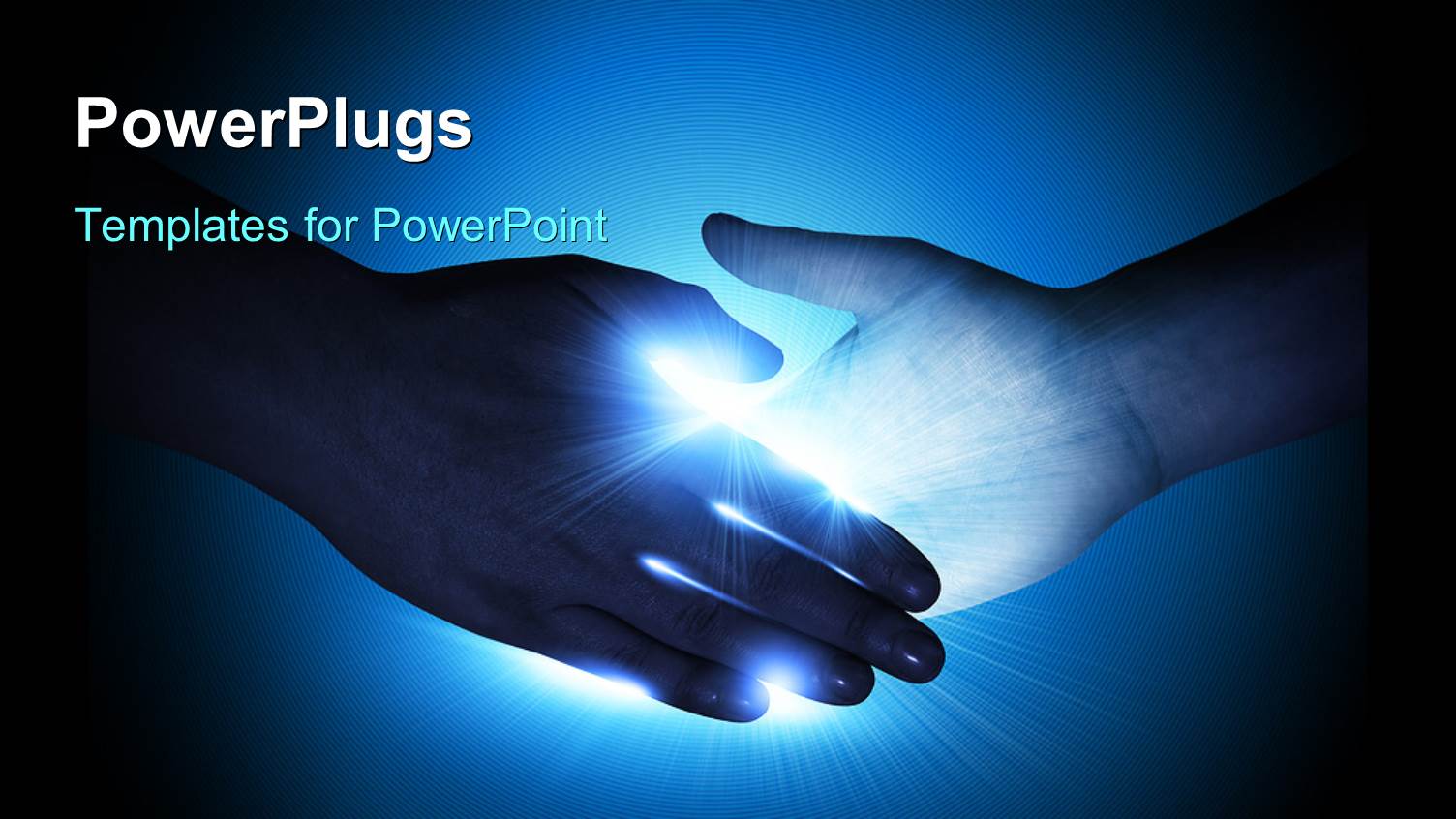 a Handshake with a Lot of Light