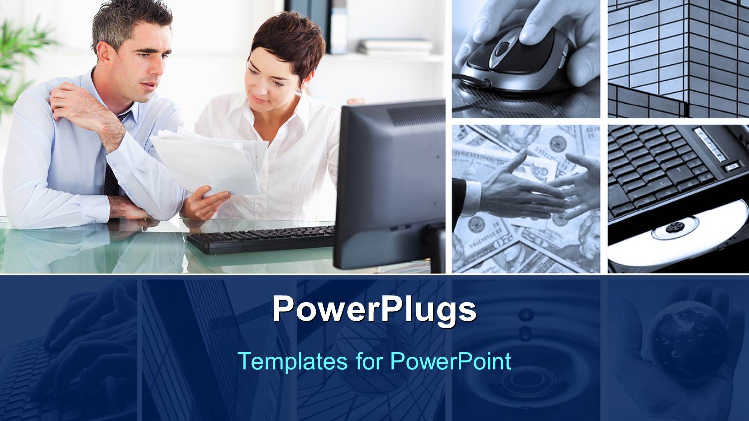 Two Professionals Working in the Office