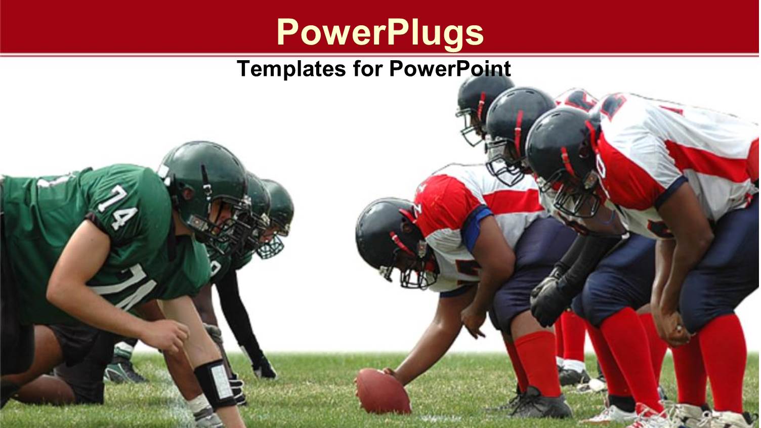 Two Rugby Teams with a Rugby Ball