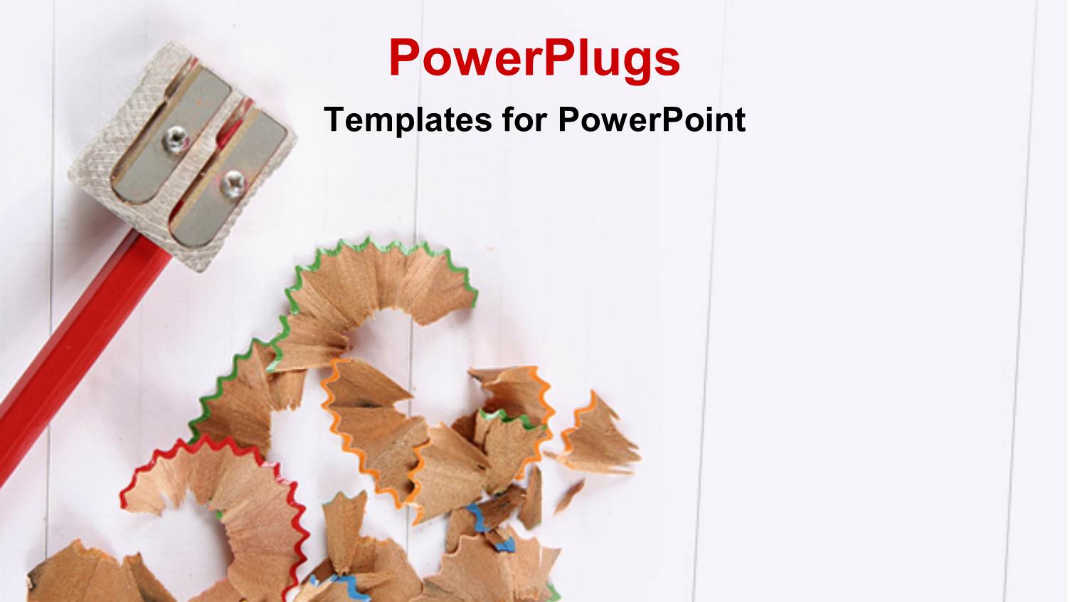 Two Sided Sharpener Sharpening a Red Pencil on a White Background