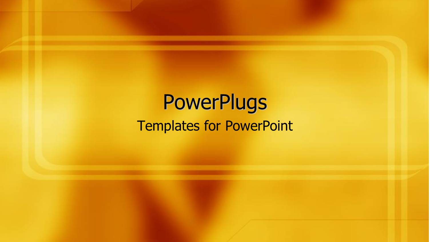 Two Stripes Framing the Middle Text on Yellow and Orange Background