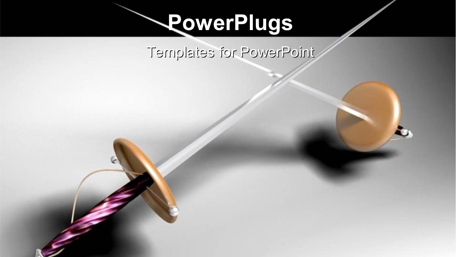 Two Swords with Grayish and Blackish Background