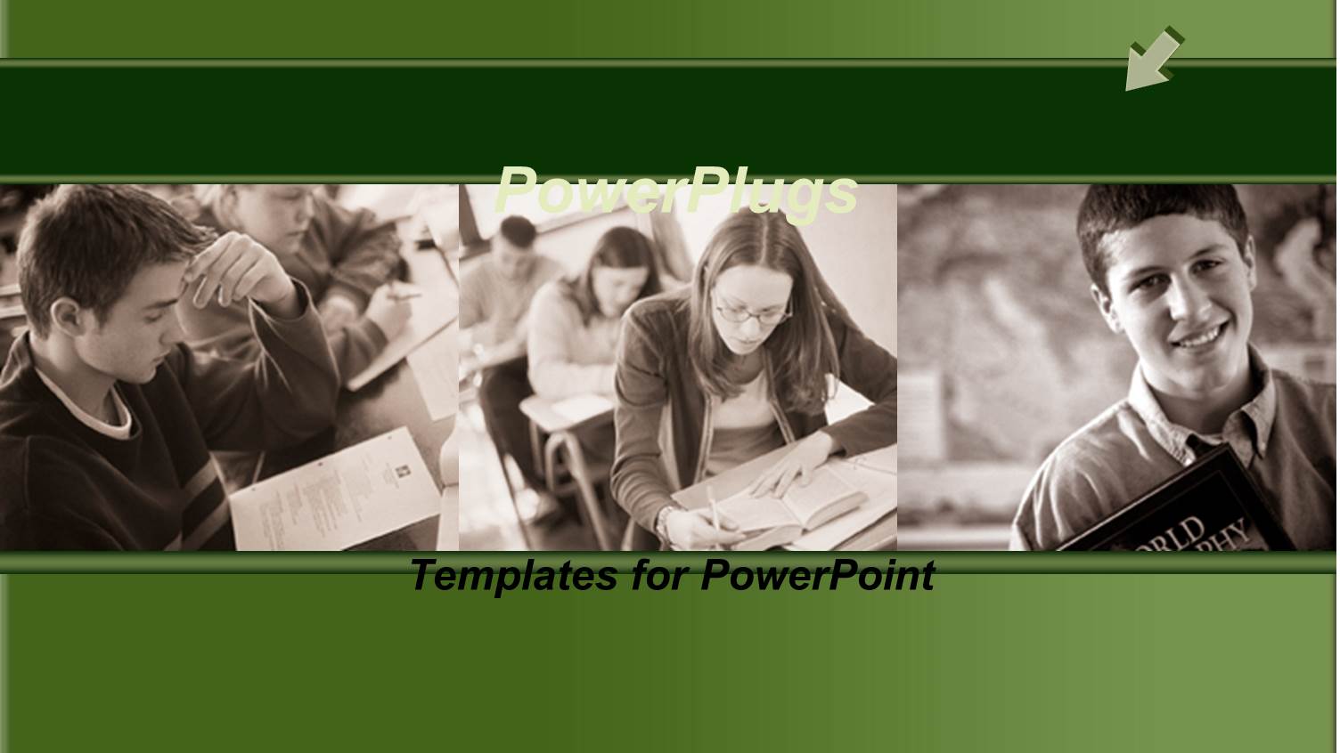 Two Tiles of Students in School Reading and Smiling