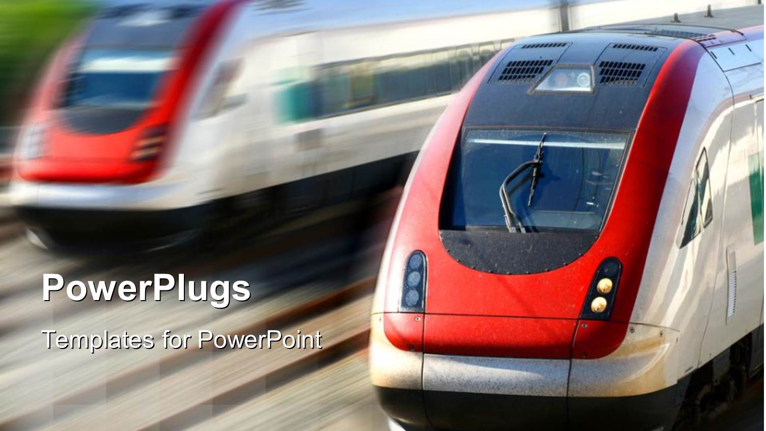 Two Trains Moving with Enormous Speed Side by Side