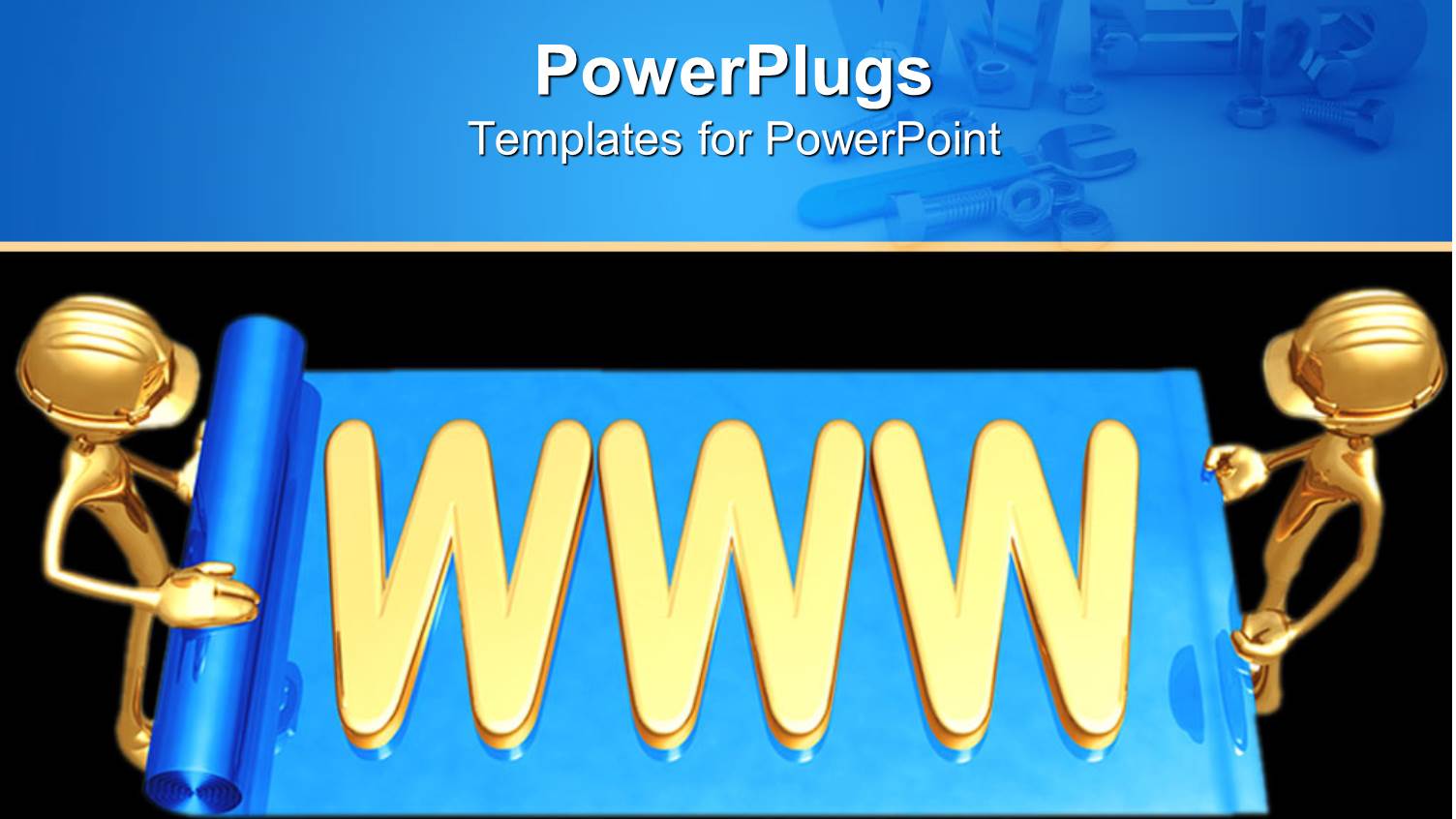 Twp People Discussing the Web with Bluish Background