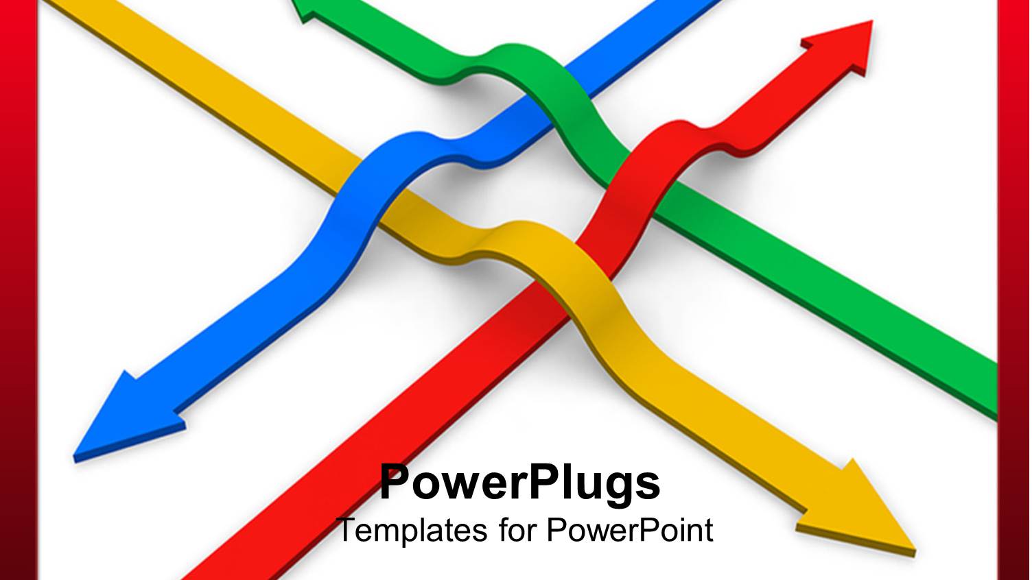 a Umber of Arrows of Different Colors with White Background