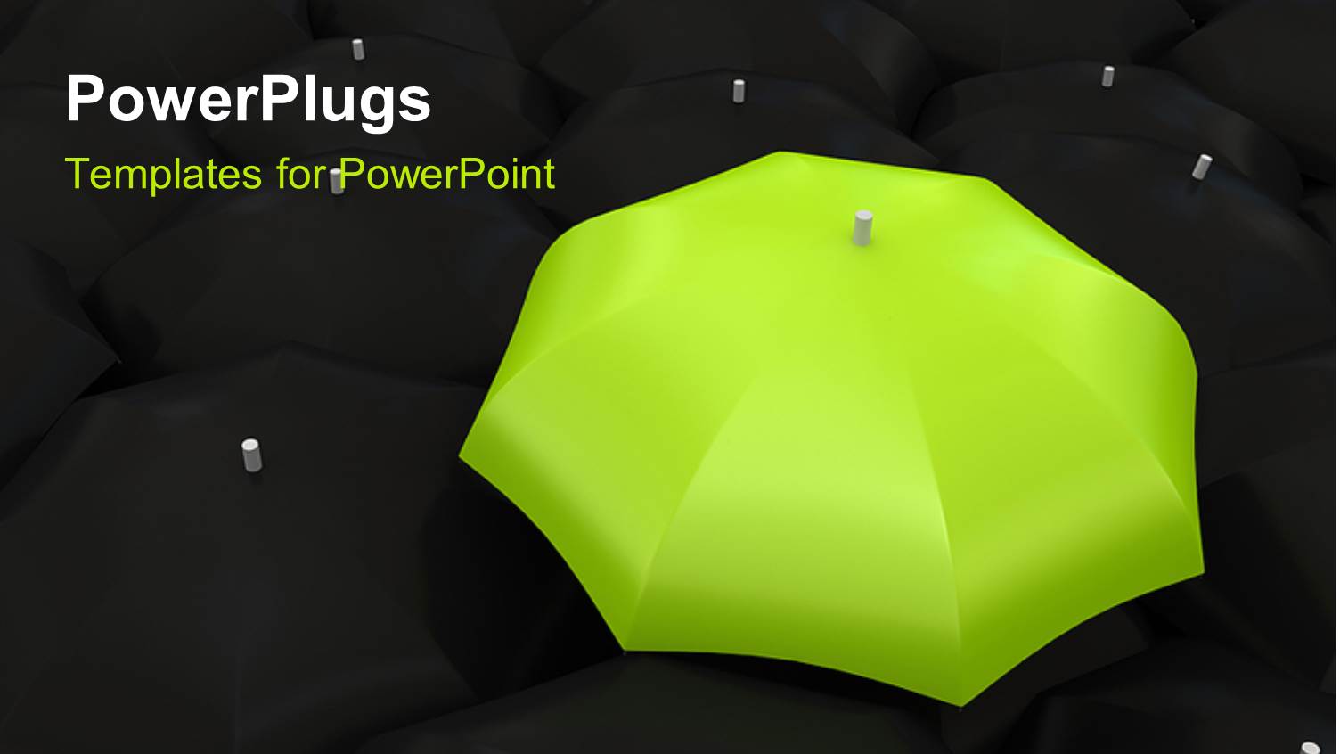 an Umbrella with a Dark Background