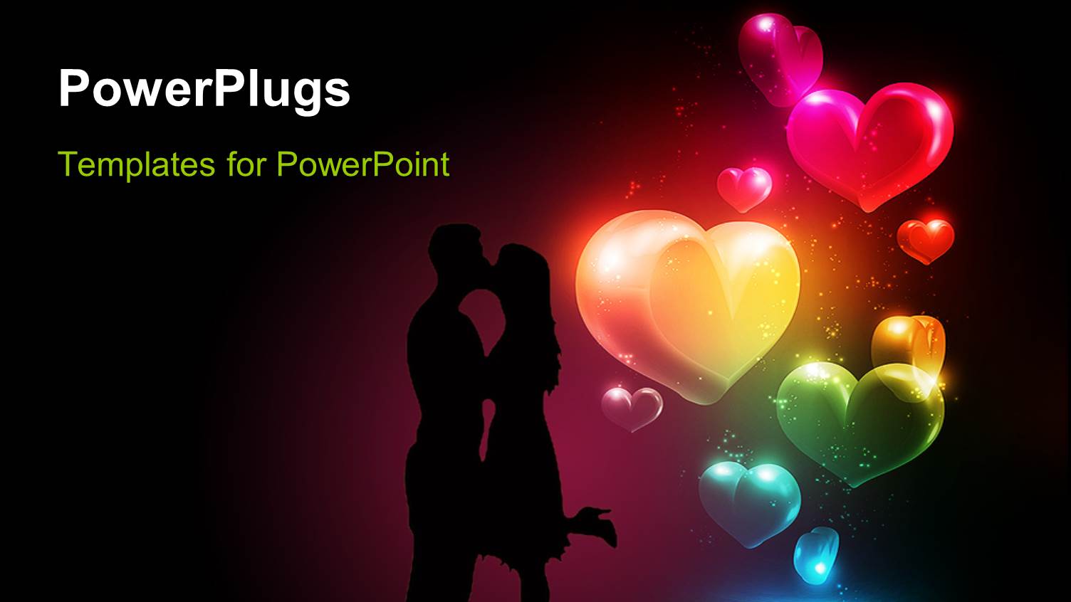 a Couple with a Number of Hearts