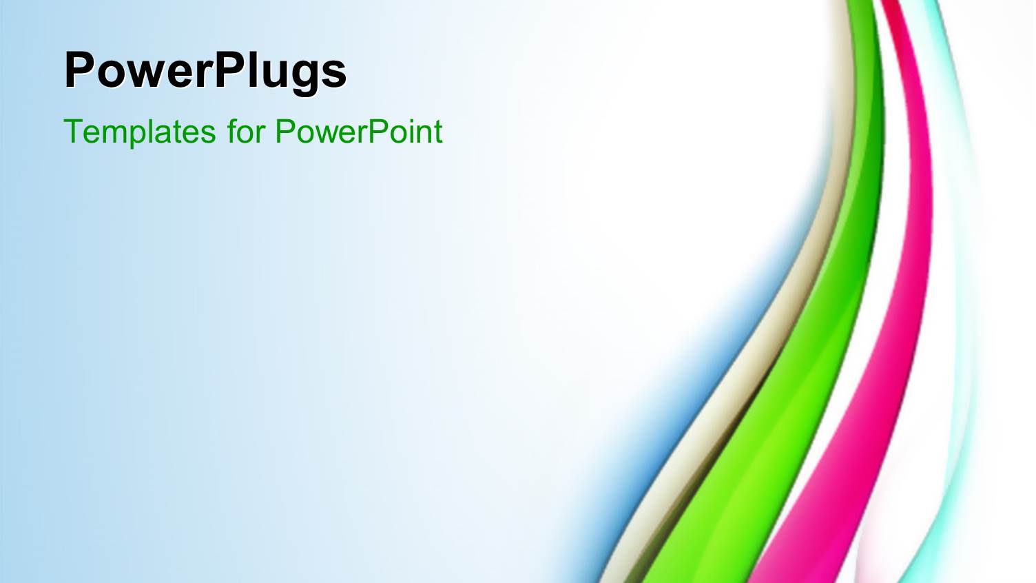 Various Colorful Lines with Bluish Background and Place for Text