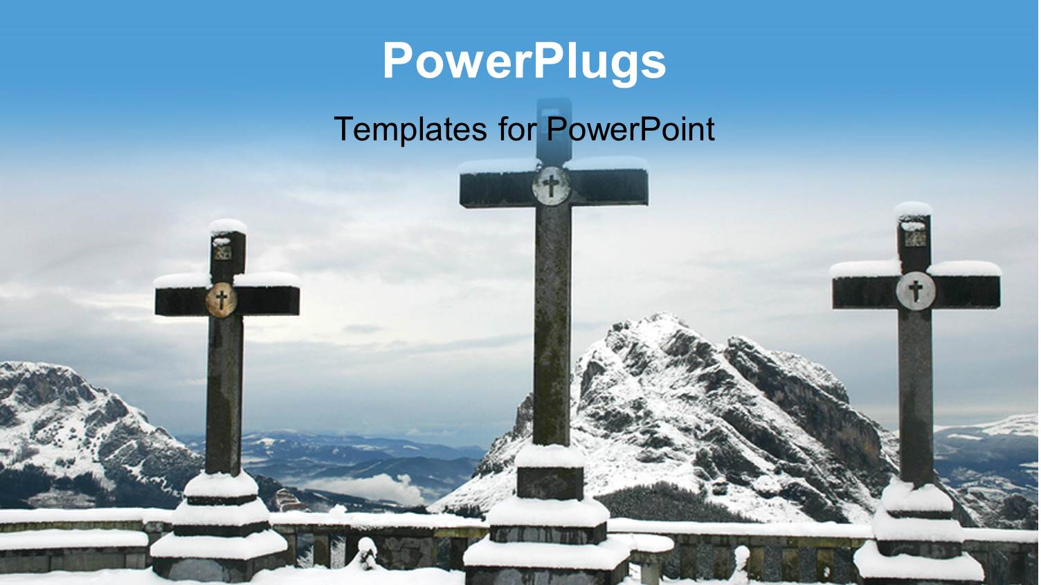 Various Crosses on Top of Amountain