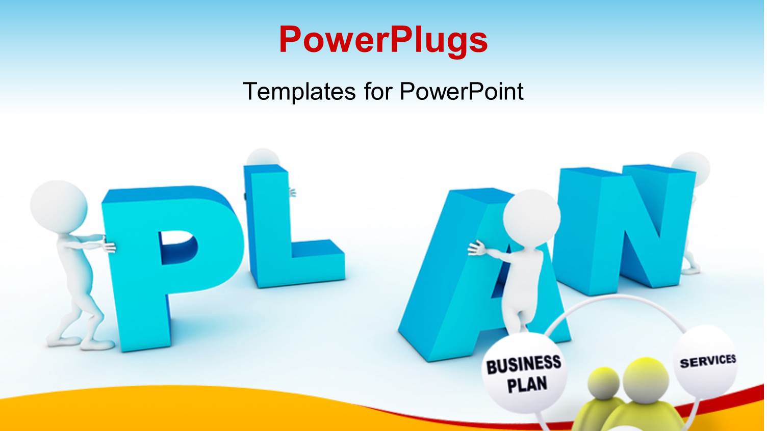 Various Figures Arranging the Alphabets with Bluish Background