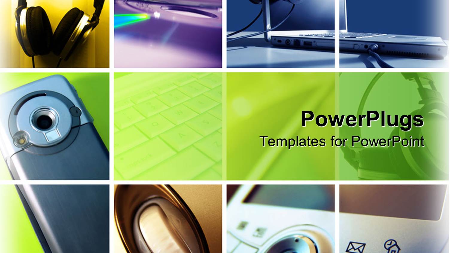 Various Forms of Technology Usage Shown in the Slides Including Headphones and Mobiles