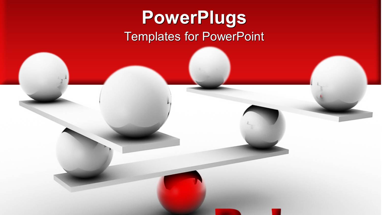 Various Number of Balls Placed on Slides in a Balanced Form