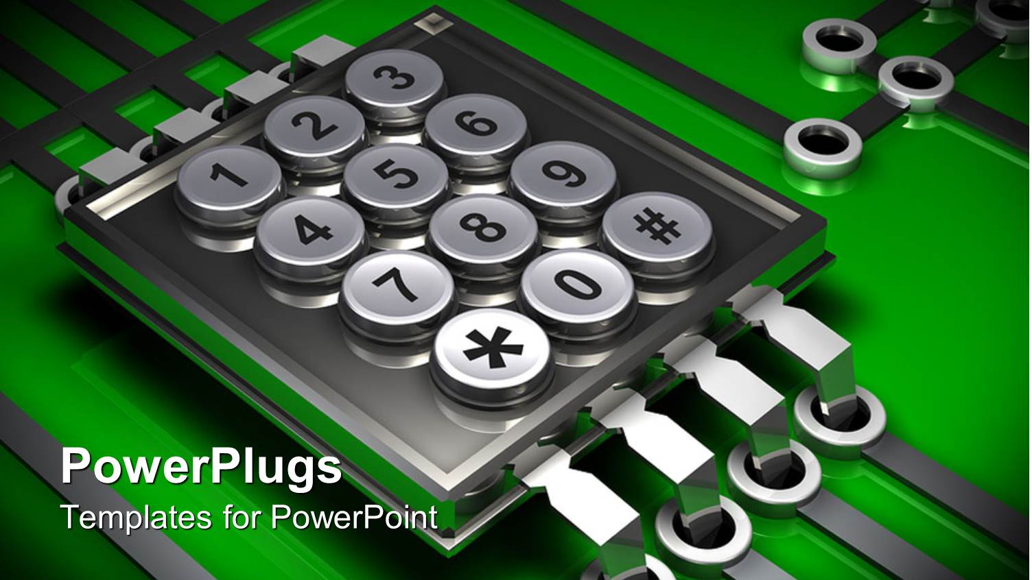 Various Number Being Displayed on a Steel Box with Greenish Background