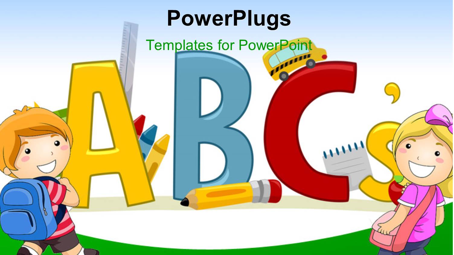 Vector Depiction Featuring Letters of the Alphabet - Learning ABCs