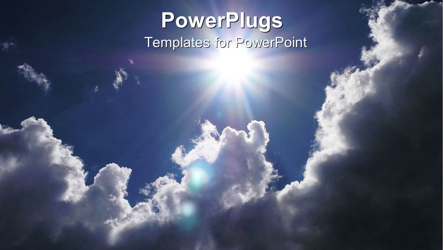 a View of Cloudy Sun in the Sky