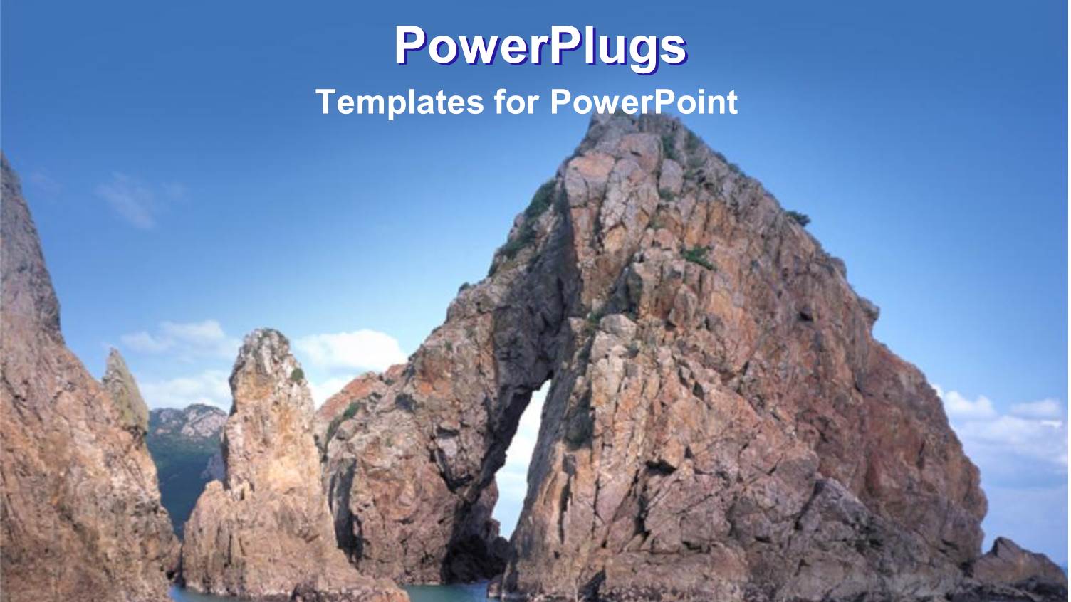 View of Two Boats Swimming Near Rocky Mountains on a Sea