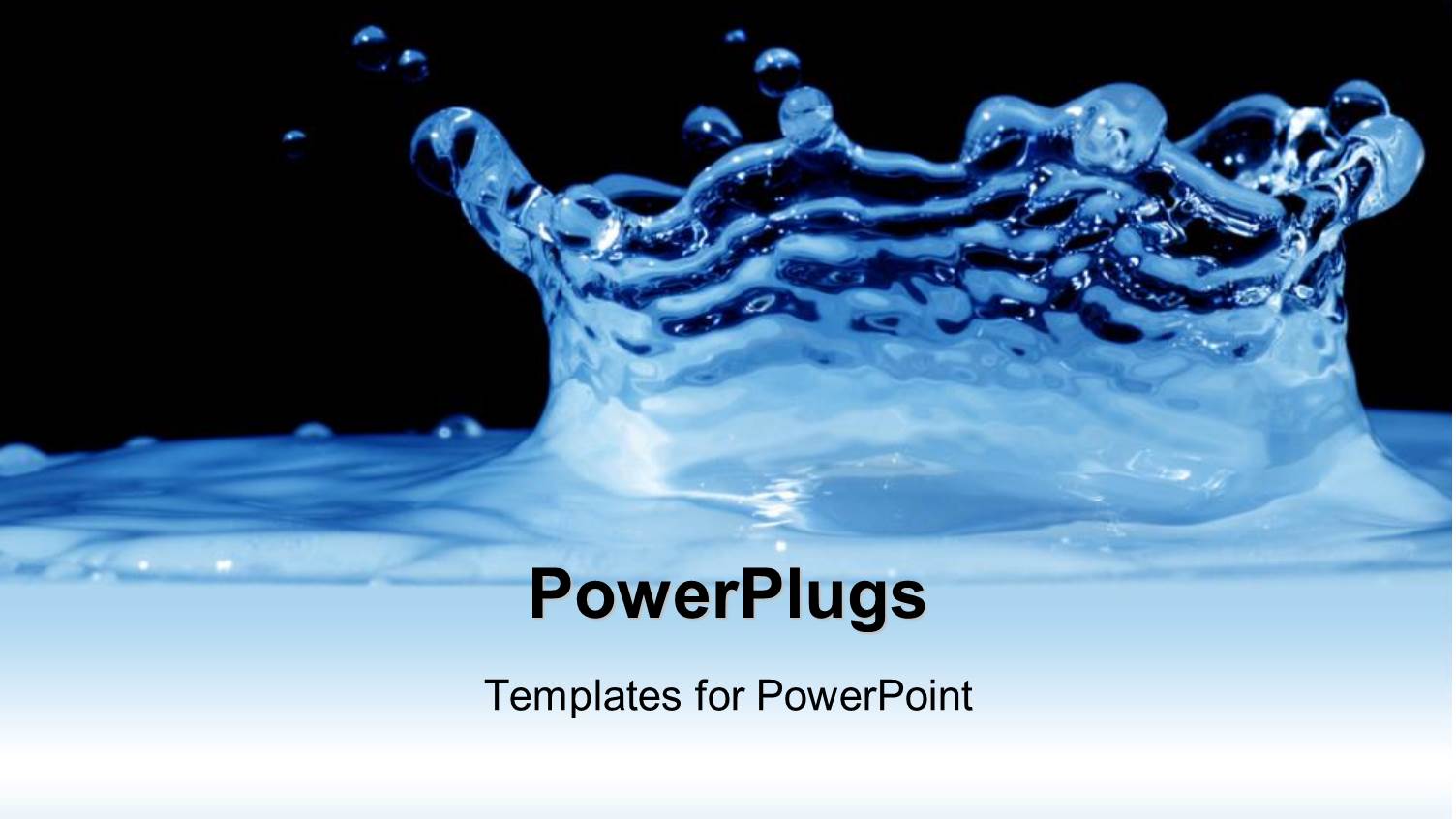 a View of Water with a Deep Ripple Over a Black Background