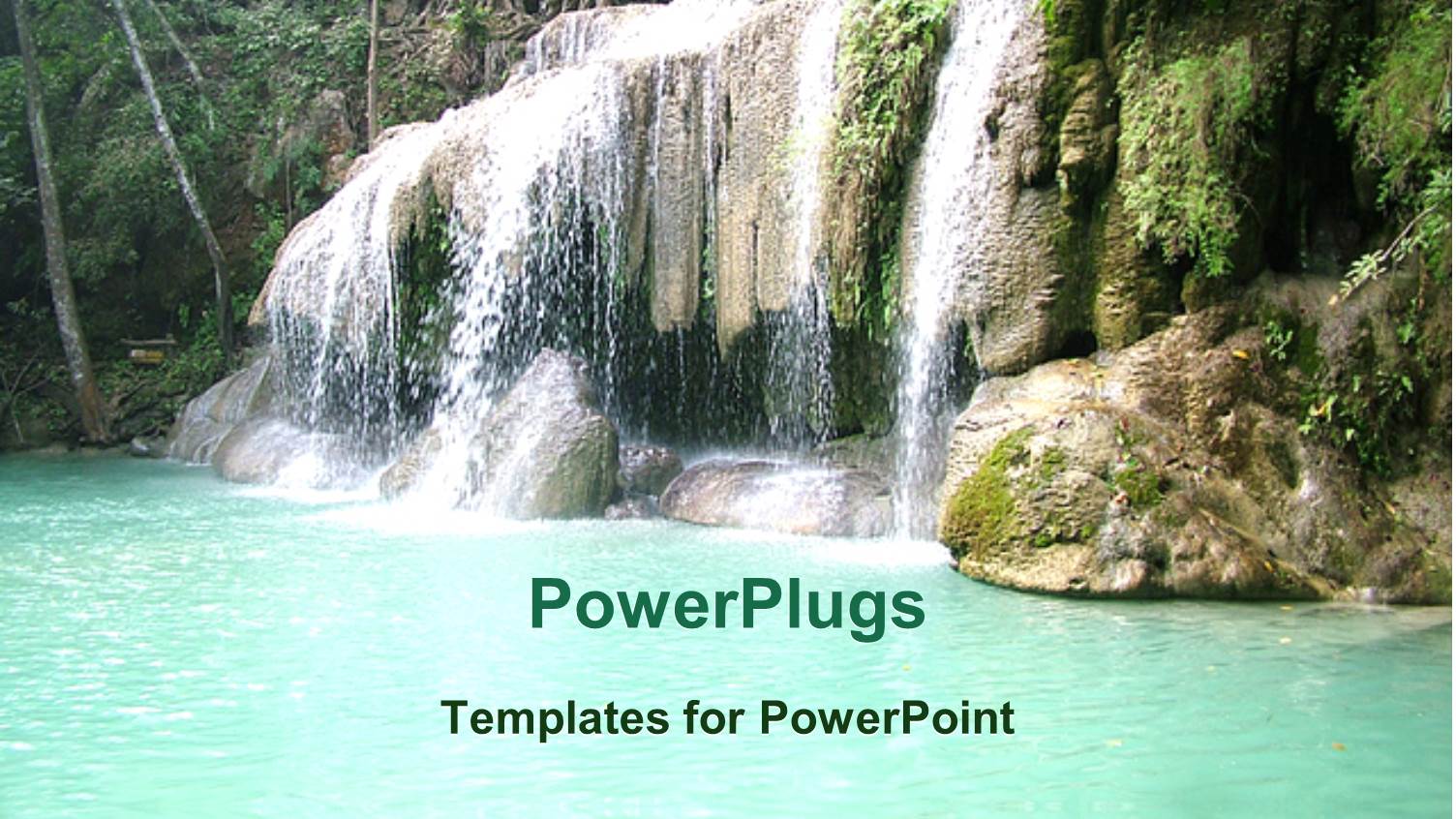 View of a Water Fall Over a Cliff in Nature