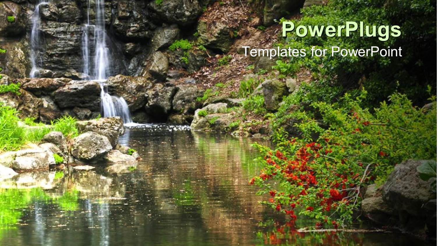 Waterfall, Stream, Rocks, Greenery, Plants, Peaceful, Zen